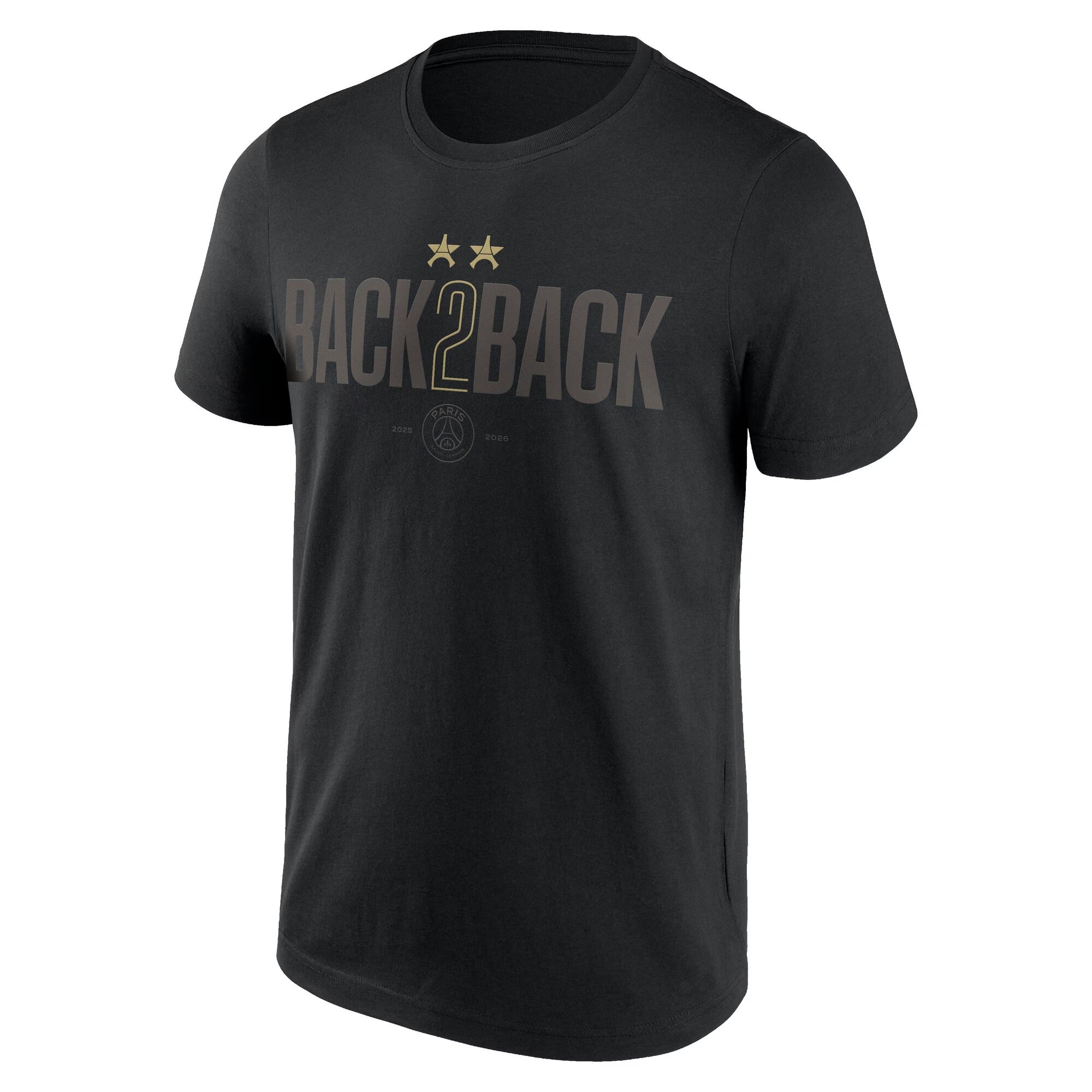 T-Shirt PSG Étoile Eiffel 2 Champions d'Europe Back to Back